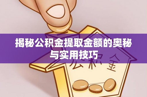 绛县揭秘公积金提取金额的奥秘与实用技巧
