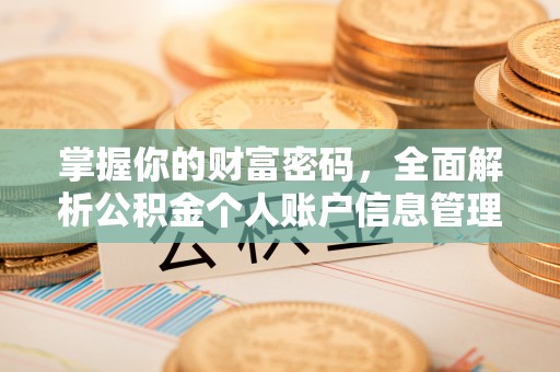 绛县掌握你的财富密码，全面解析公积金个人账户信息管理与优化