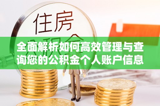 绛县全面解析如何高效管理与查询您的公积金个人账户信息