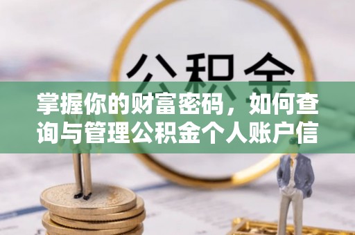 绛县掌握你的财富密码，如何查询与管理公积金个人账户信息
