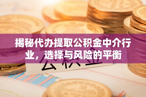 绛县揭秘代办提取公积金中介行业，选择与风险的平衡